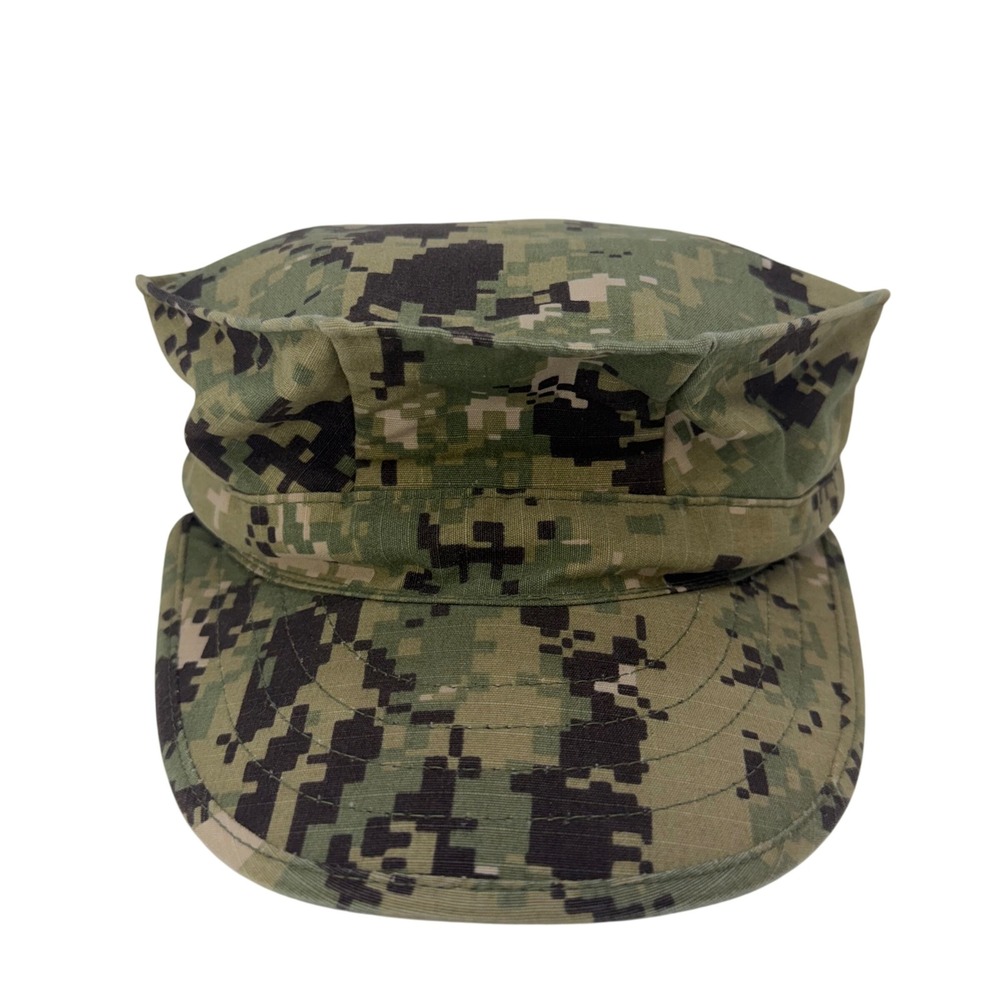 US Navy NWU Type III AOR2 Digital Camo 8 Point Utility Cover‎ Patrol Cap Hat -7